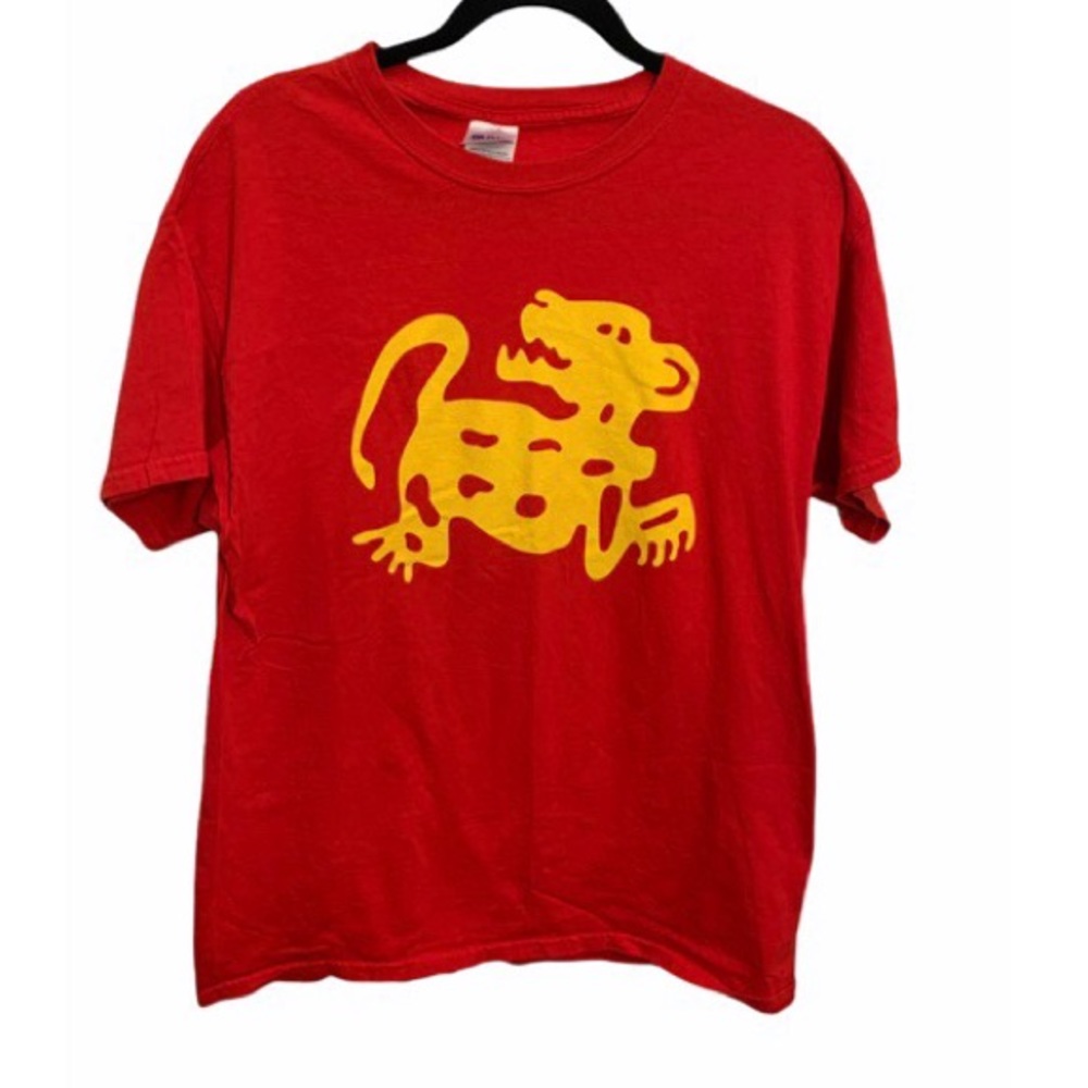 SOLD-LEGENDS OF THE HIDDEN TEMPLE- Red Jaguars team shirt.